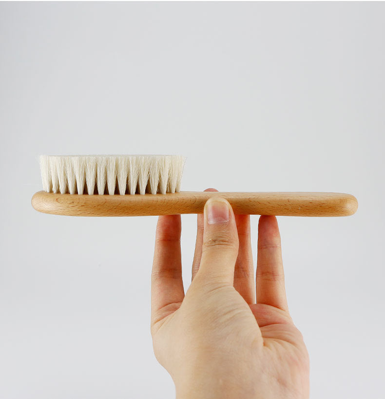 Baby Shower Shampoo Brush & Soft Bristle Comb Set
