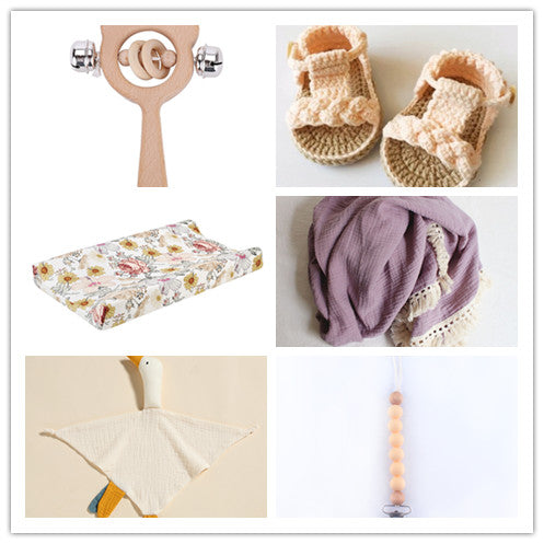 Cartoon Wooden Rattle Toy for Babies and Toddlers