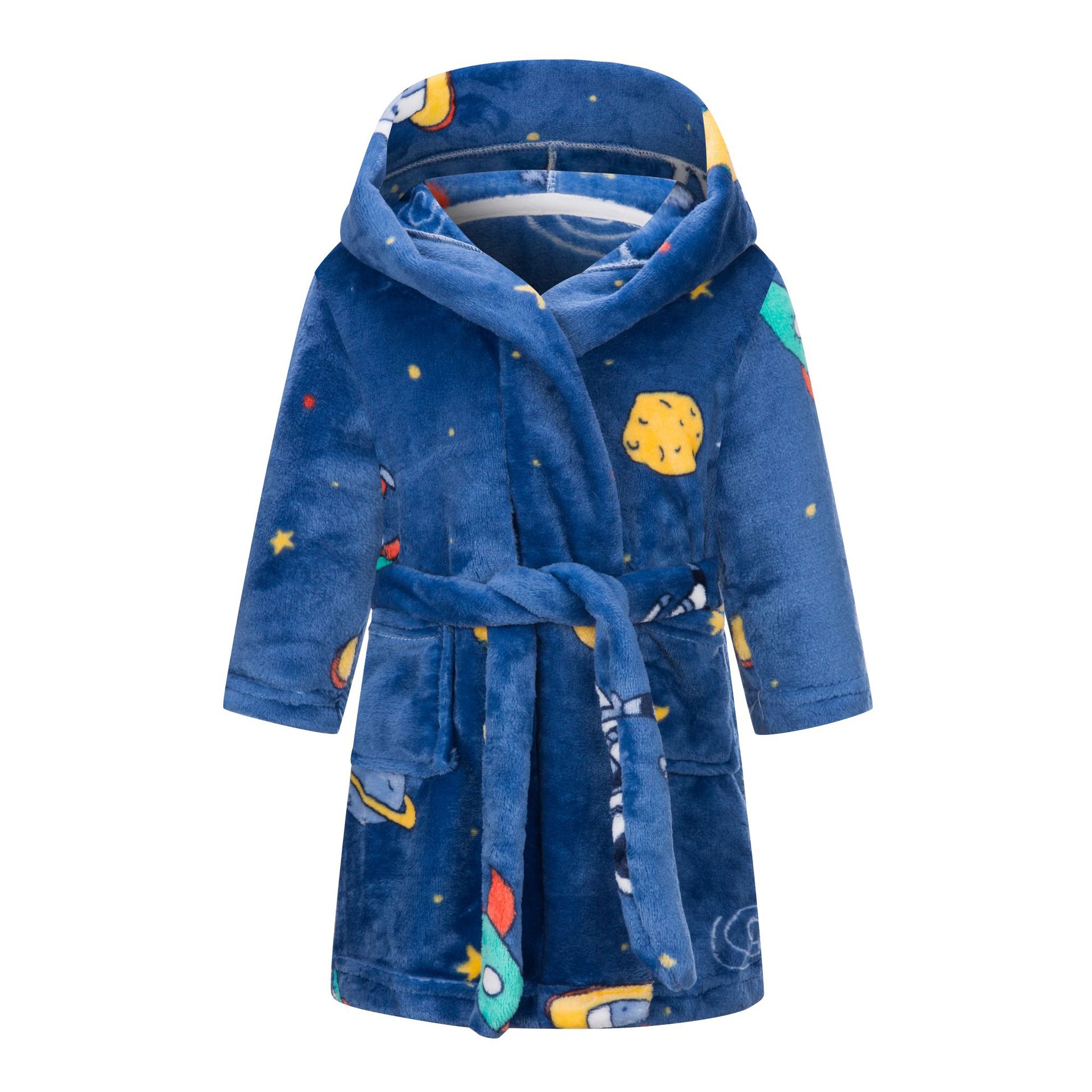 European & American Style Kids Flannel Bathrobe